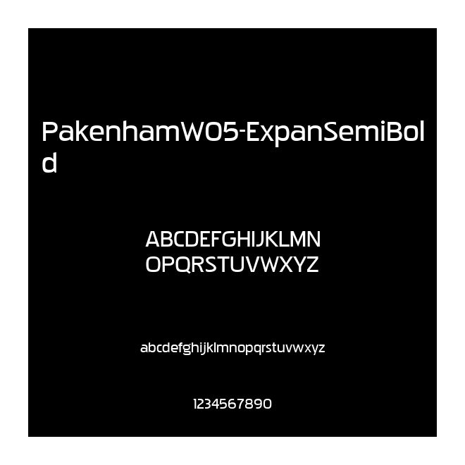 PakenhamW05-ExpanSemiBold