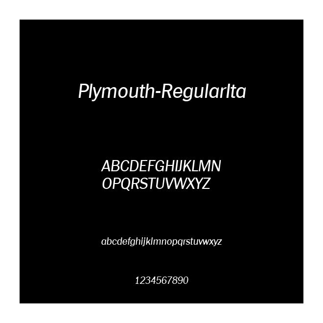 Plymouth-RegularIta