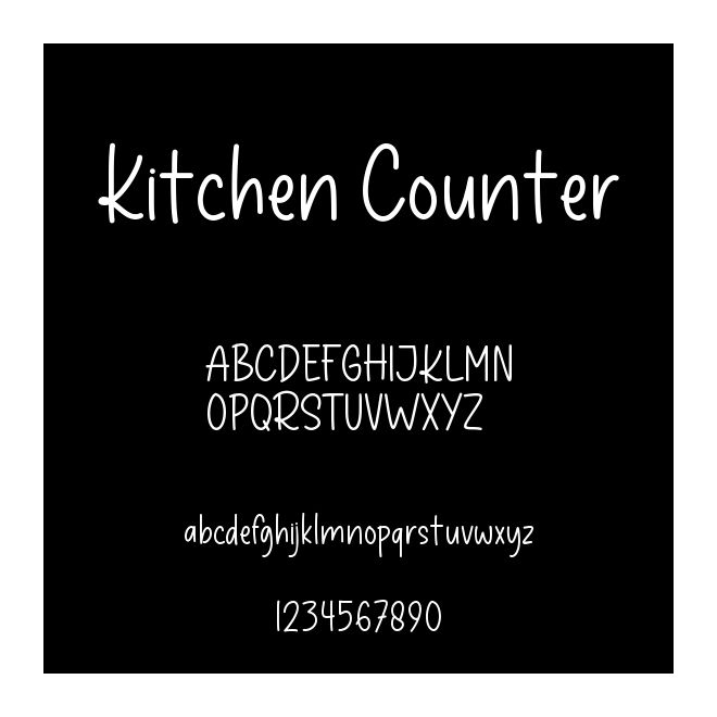 Kitchen Counter