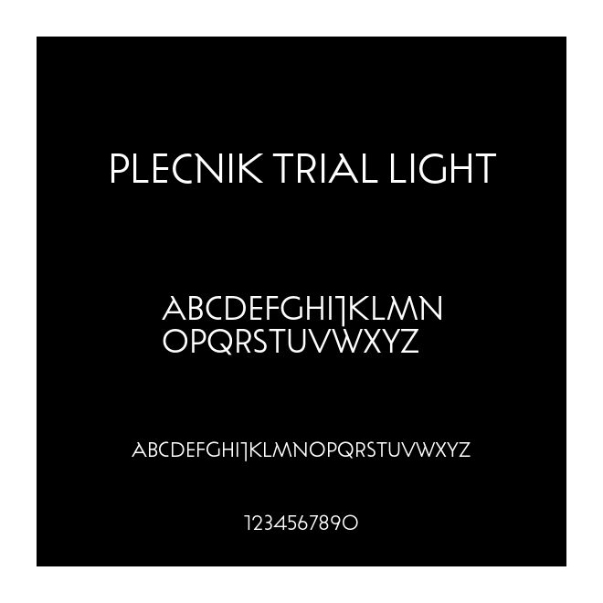 Plecnik Trial Light