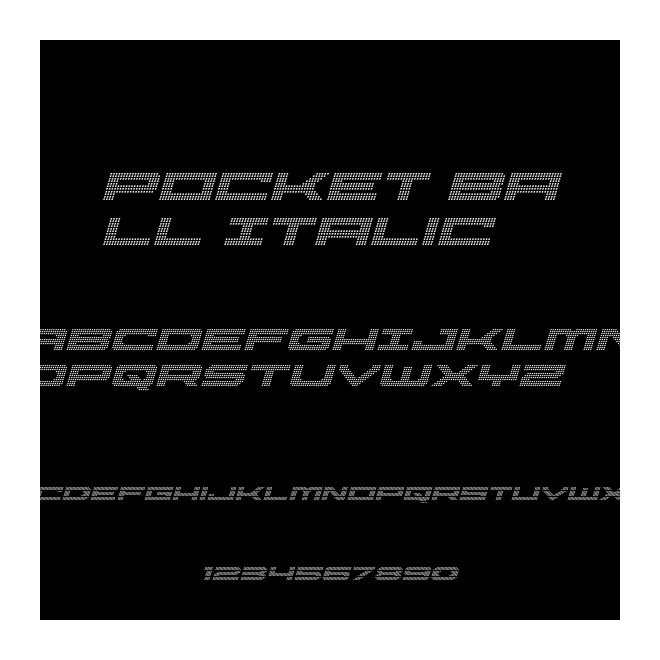 Pocket Ball Italic