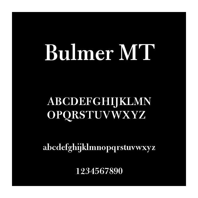 Bulmer MT