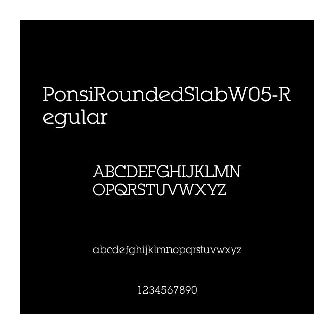 PonsiRoundedSlabW05-Regular