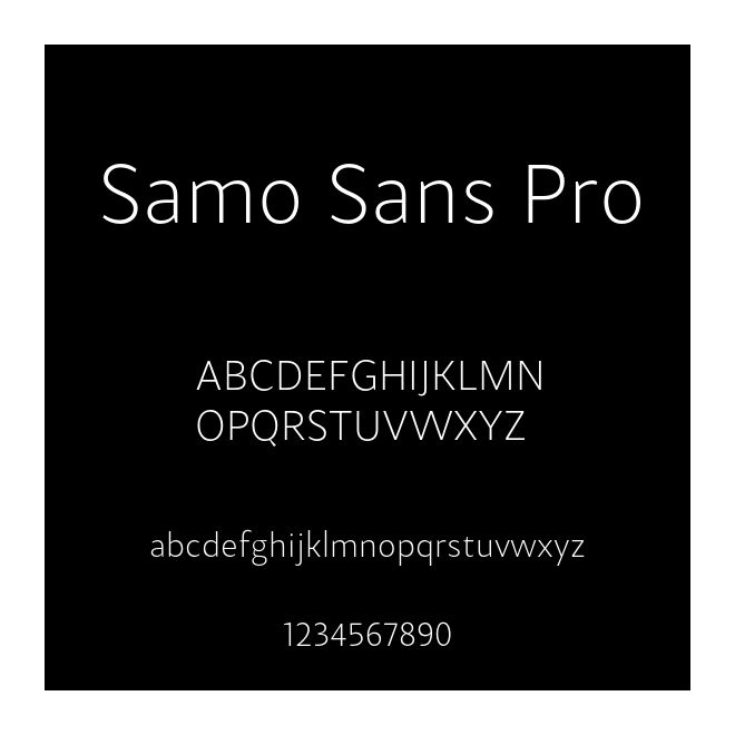 Samo Sans Pro