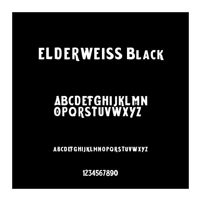 ELDERWEISS Black