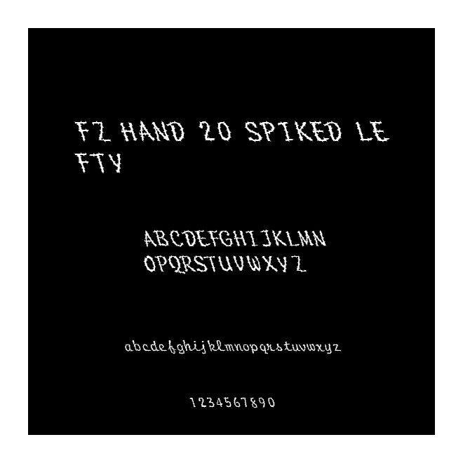 FZ HAND 20 SPIKED LEFTY