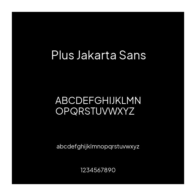 Plus Jakarta Sans