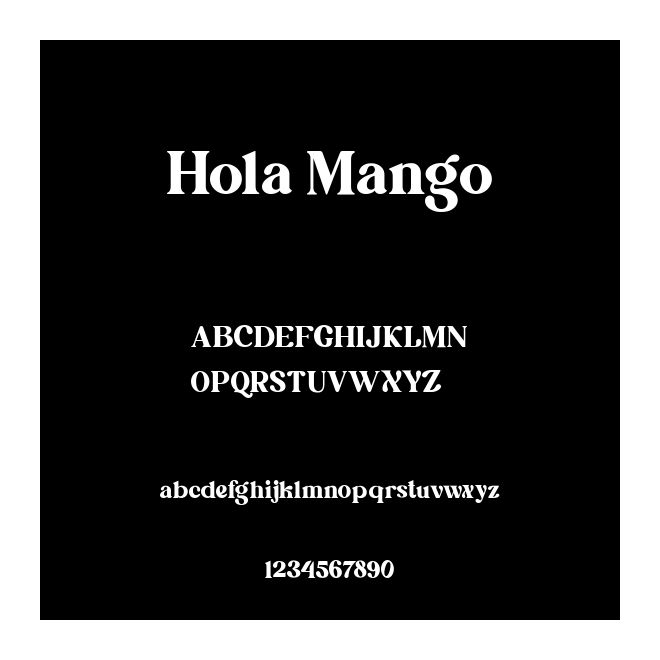 Hola Mango