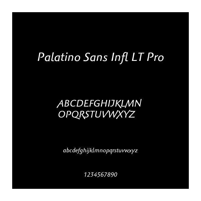 Palatino Sans Infl LT Pro