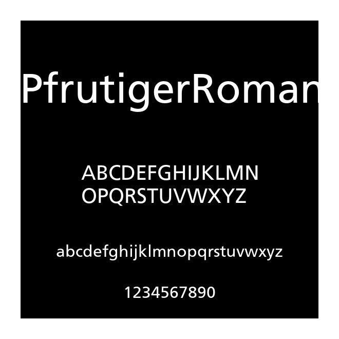 PfrutigerRoman
