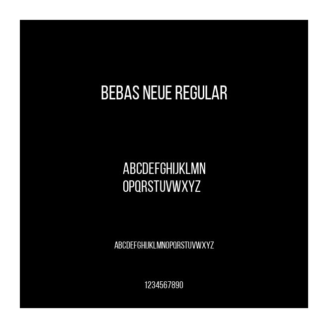 Bebas Neue Regular