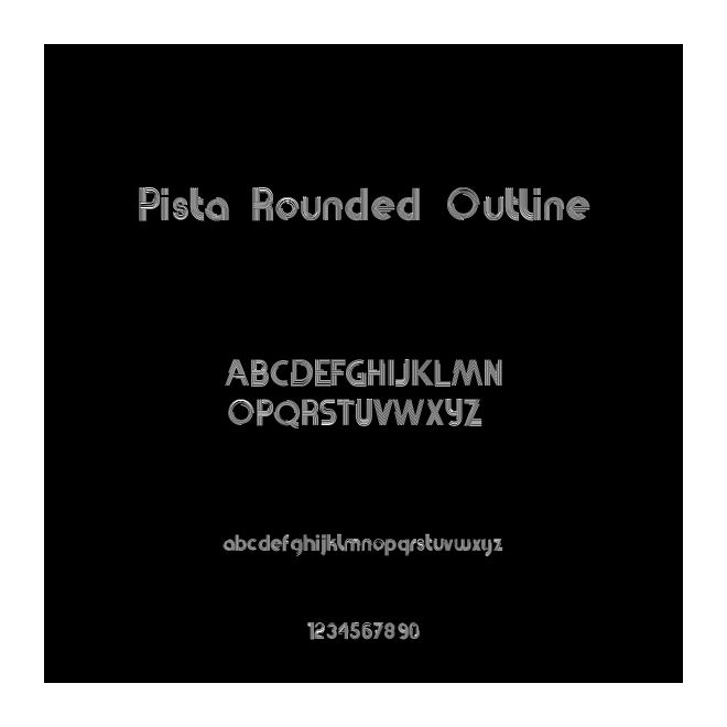 Pista Rounded Outline