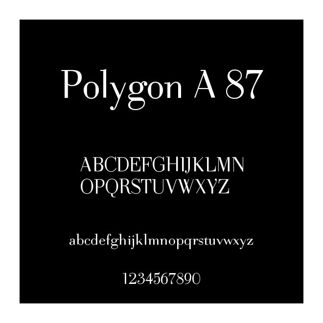 Polygon A 87