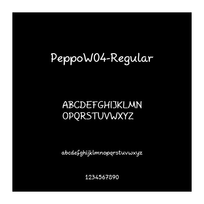 PeppoW04-Regular