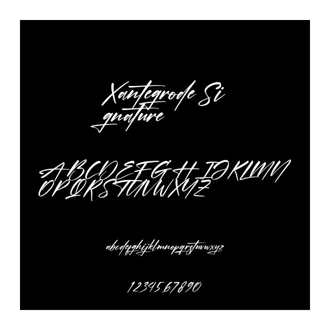 Xantegrode Signature