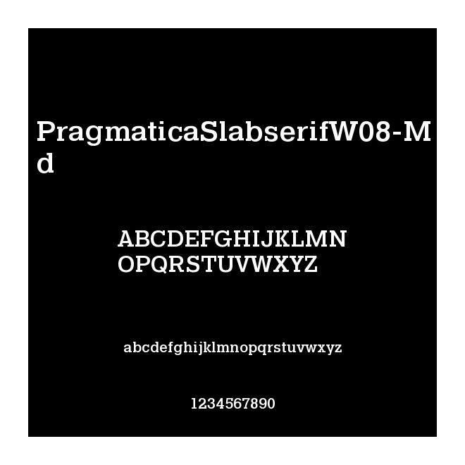 PragmaticaSlabserifW08-Md