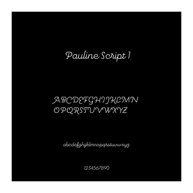 Pauline Script 1
