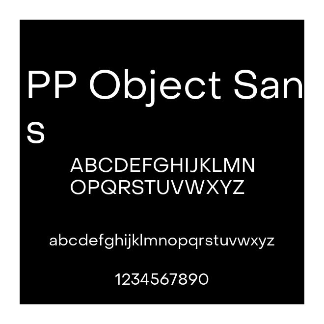 PP Object Sans