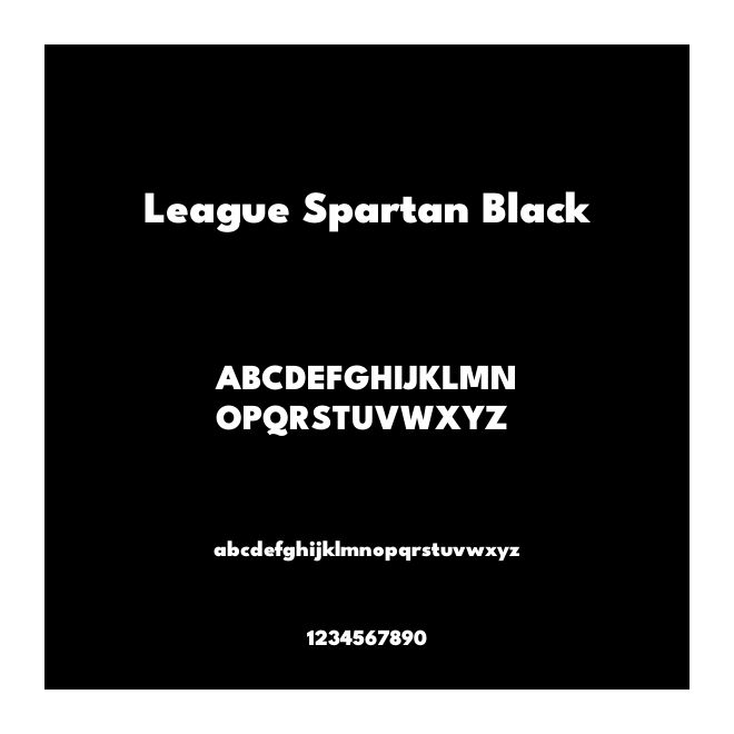League Spartan Black