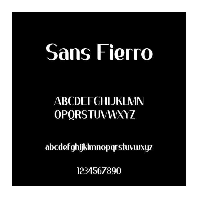 Sans Fierro