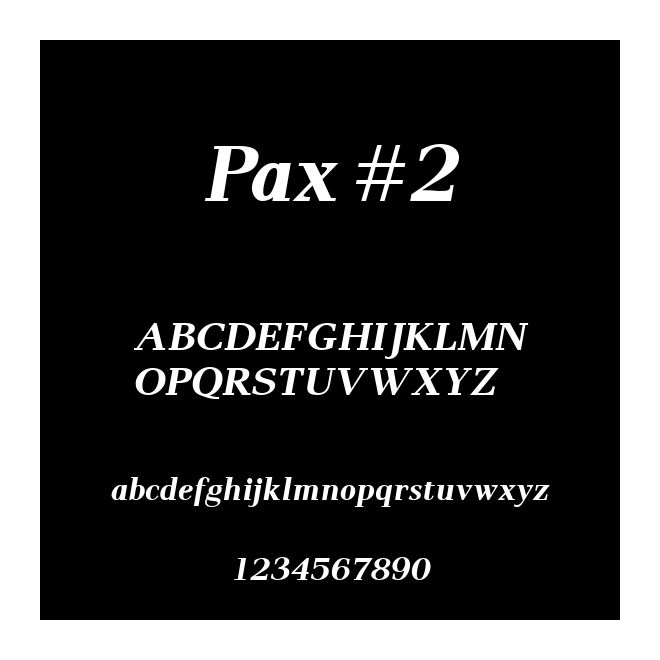 Pax #2