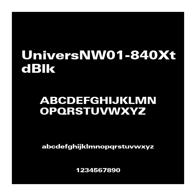 UniversNW01-840XtdBlk