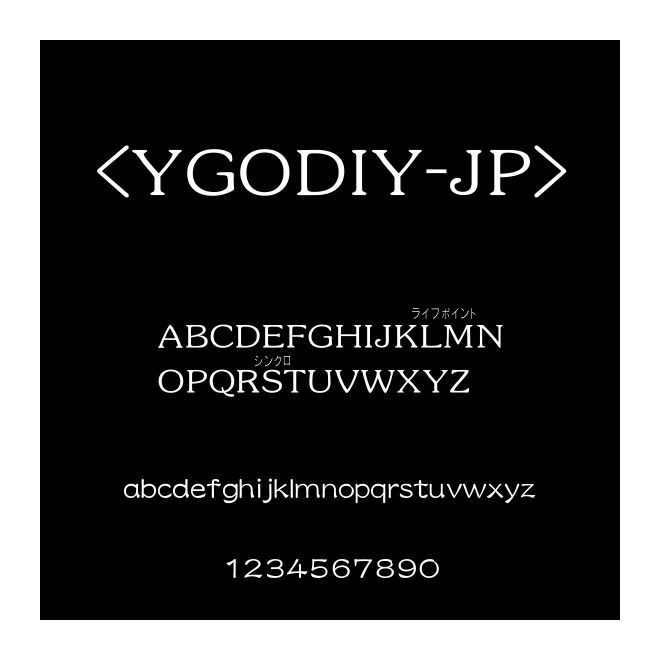 <YGODIY-JP>