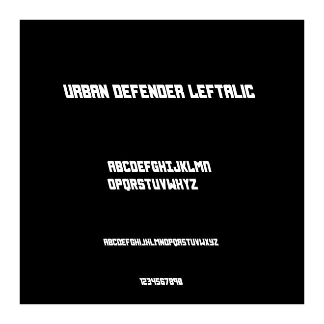 Urban Defender Leftalic