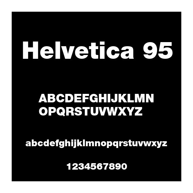 Helvetica 95