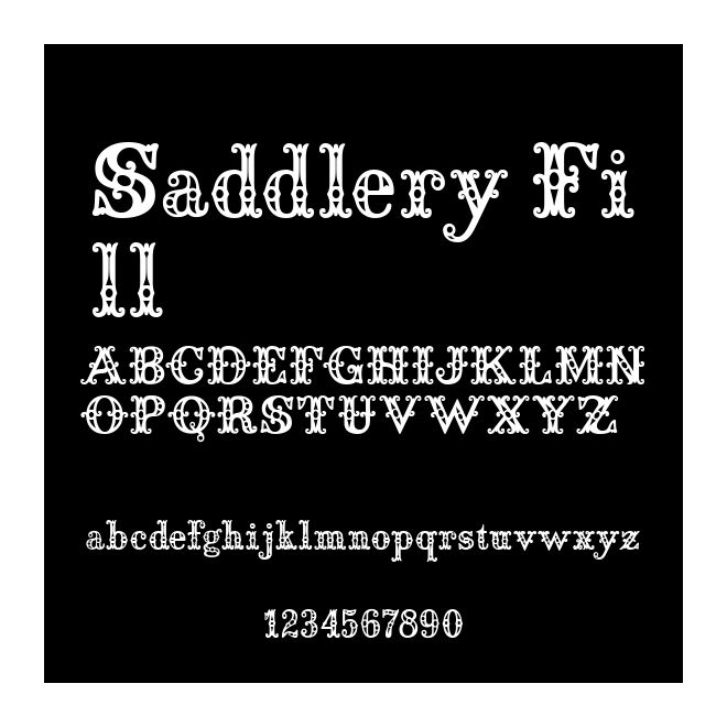 Saddlery Fill