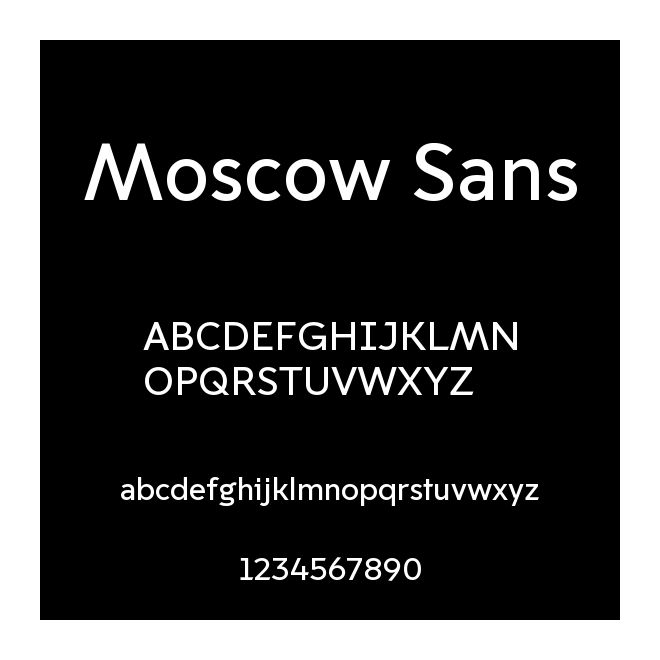 Moscow Sans