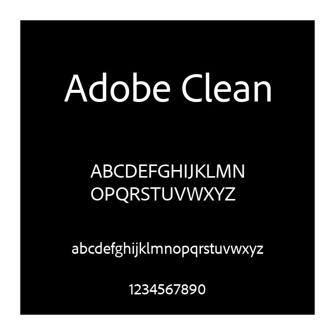 Adobe Clean