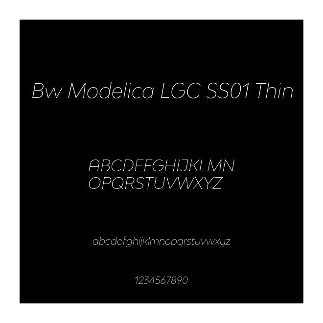 Bw Modelica LGC SS01 Thin