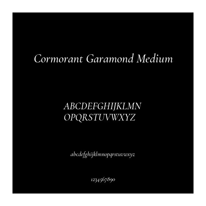 Cormorant Garamond Medium