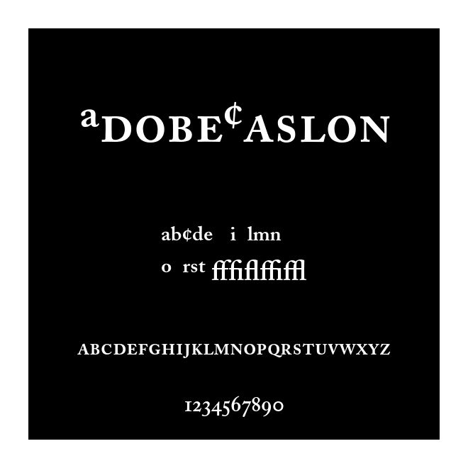 AdobeCaslon