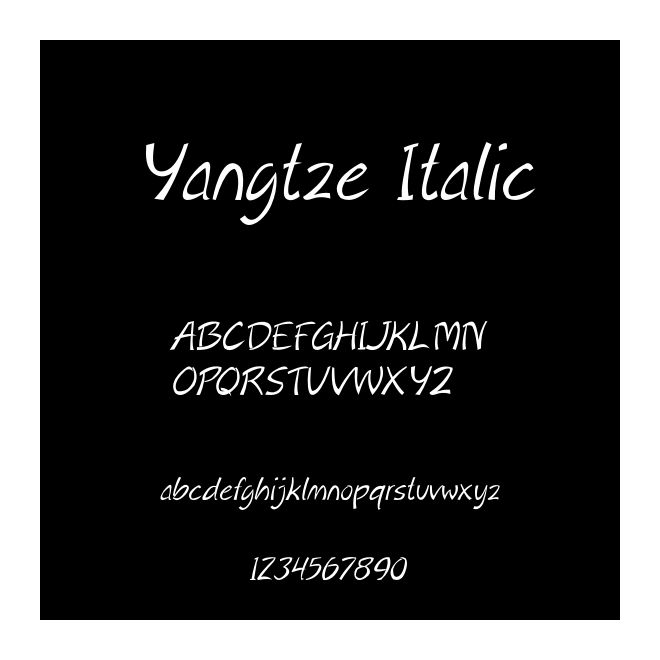 Yangtze Italic