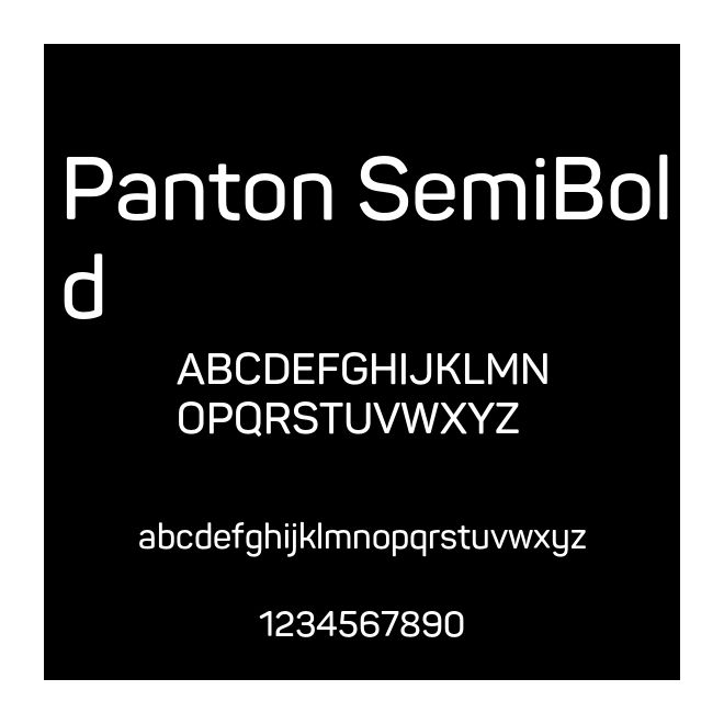 Panton SemiBold