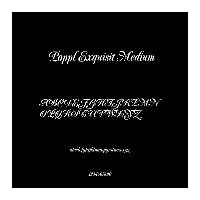 Poppl Exquisit Medium