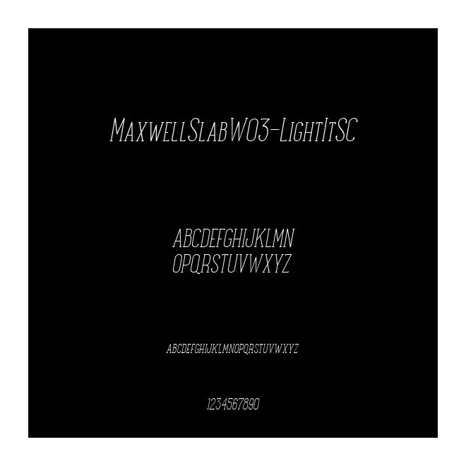 MaxwellSlabW03-LightItSC
