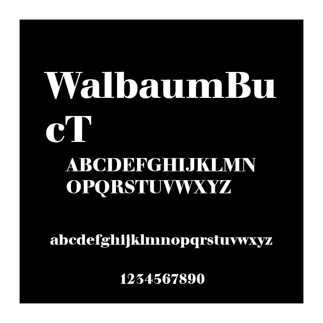 WalbaumBucT