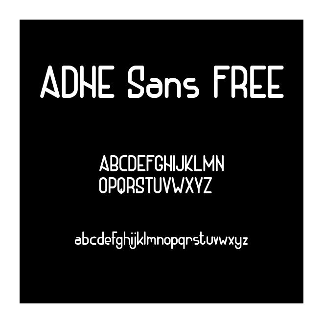 ADHE Sans FREE