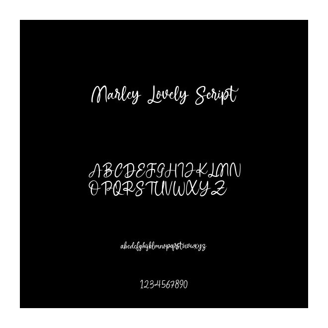 Marley Lovely Script