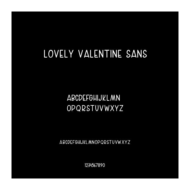 Lovely Valentine Sans