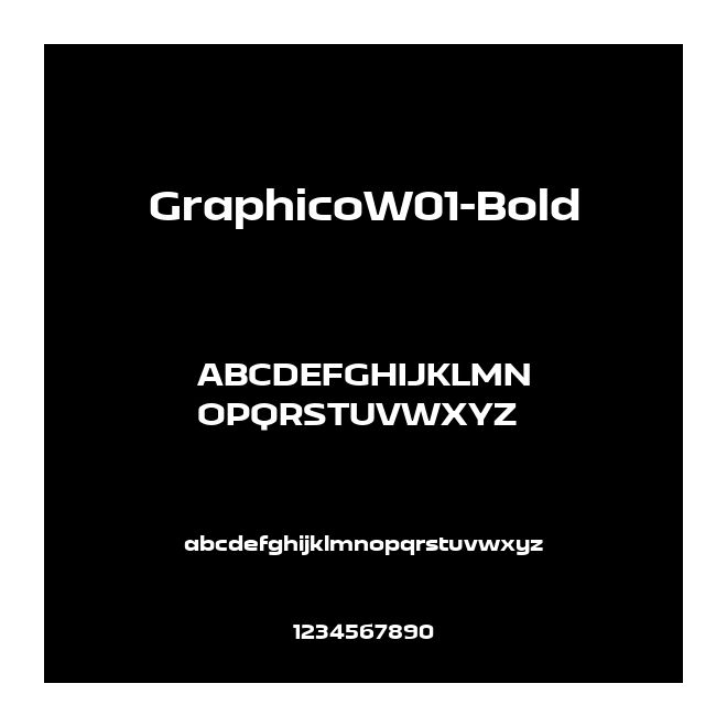 GraphicoW01-Bold