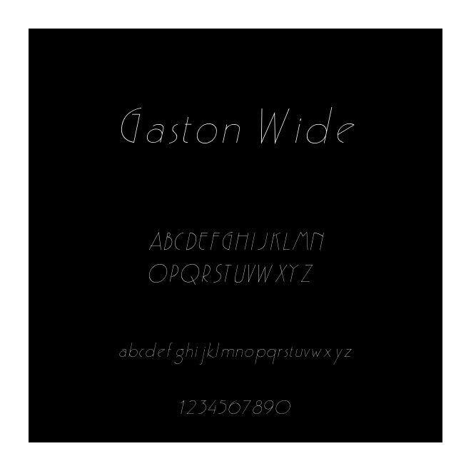 Gaston Wide