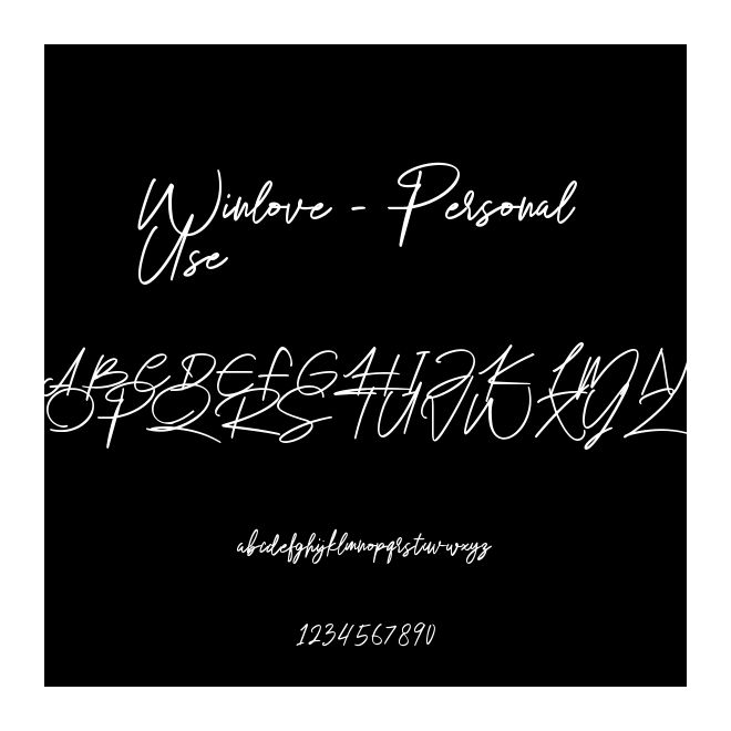 Winlove - Personal Use