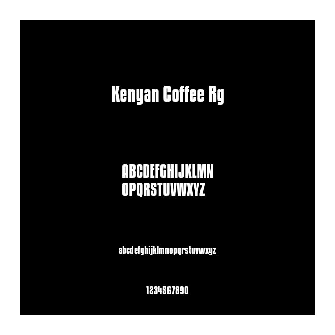 Kenyan Coffee Rg