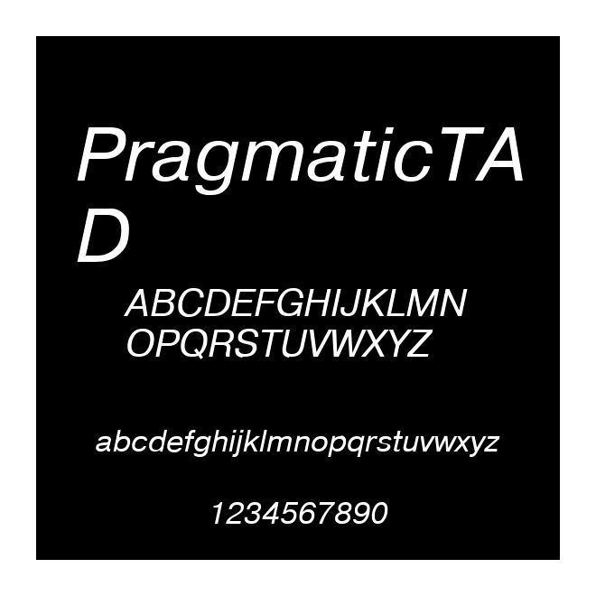 PragmaticTAD