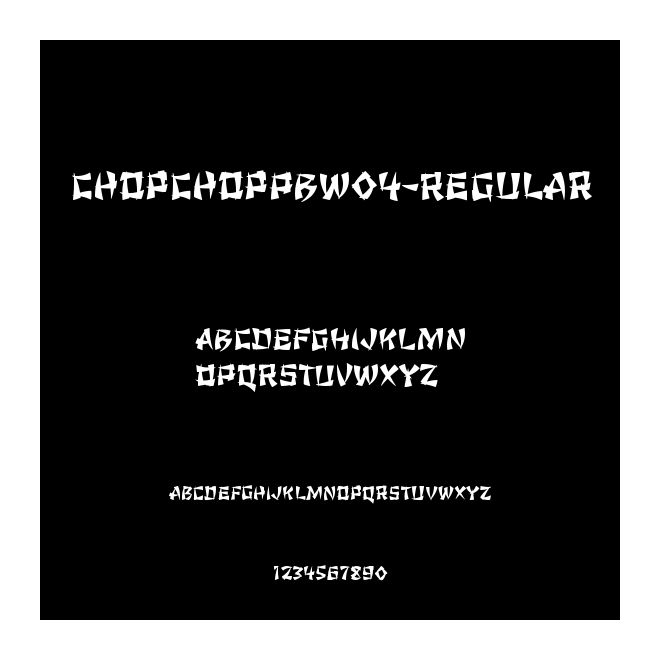 ChopChopPBW04-Regular