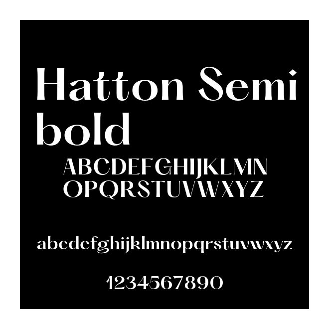 Hatton Semibold